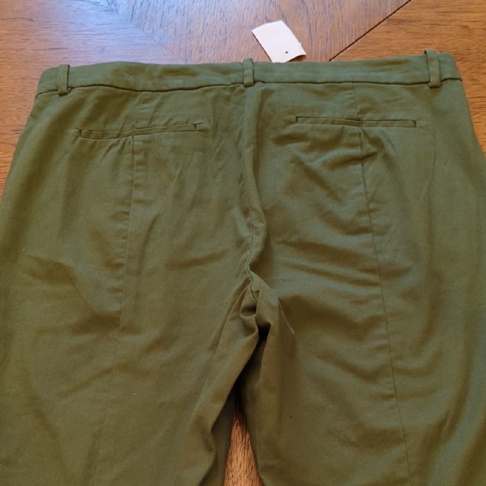 J. Crew Mercantile NWT Women's Forest Green Pants - Picture 5 of 8
